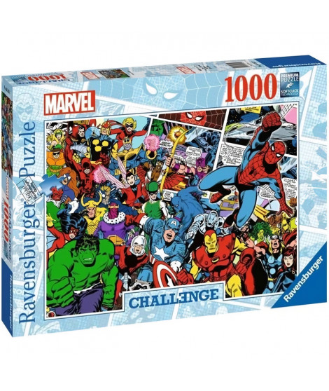 Puzzle 1000 pieces - Ravensburger - Challenge Puzzle Marvel - Mixte - A partir de 14 ans