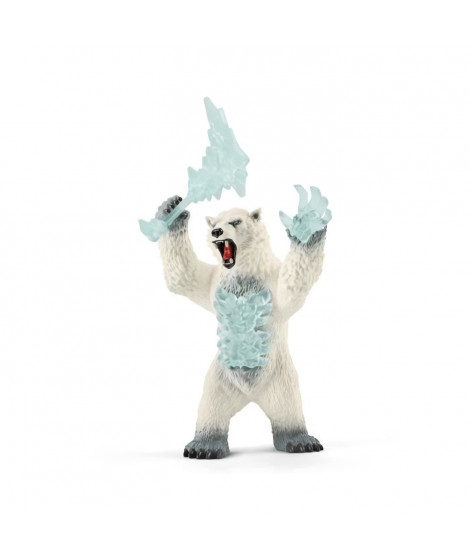 Figurine SCHLEICH - Ours du blizzard avec arme - Eldrador Creatures - Garçon - 3 ans et plus
