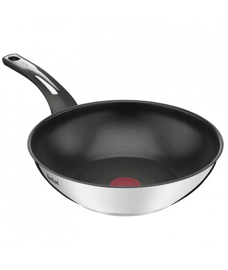 TEFAL E3001904 Emotion poele wok 28cm, revetement anti-adhésif, tous feux dont induction