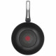 TEFAL E3001904 Emotion poele wok 28cm, revetement anti-adhésif, tous feux dont induction