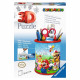 Pot a crayons 3D Super Mario - Ravensburger - Puzzle enfant - 54 pieces - Sans colle - a partir de 6 ans