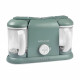 BEABA, Babycook Duo, Robot bébé 4 en 1, Cuiseur, Mixeur, Contenance XXL 2200 ml - Eucalyptus