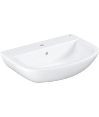 GROHE lavabo de salle de bains suspendu et autoportant BAU ceramic, largeur 60 cm, profondeur 44 cm, avec trop-plein, 39421000