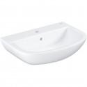 GROHE lavabo de salle de bains suspendu et autoportant BAU ceramic, largeur 60 cm, profondeur 44 cm, avec trop-plein, 39421000