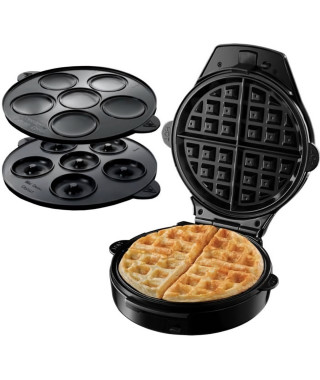 Russell Hobbs 24620-56 Gaufrier Fiesta 3en1 Plaque Gaufre Cupcake et Donut 900W