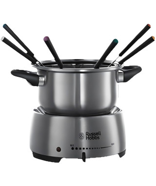 Fondue - RUSSELL HOBBS - Fiesta 22560-56 - 1200W - 6 personnes - Inox compatible lave-vaisselle