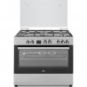 CONTINENTAL EDISON Cuisiniere piano four multifonctions catalyse 95L affichage digital L90 xH 85 cm  INOX