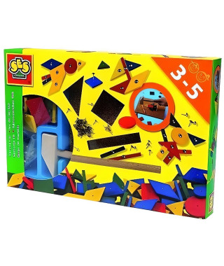 Jeu De Tap Tap Original - SES CREATIVE - 32 pieces de bois - Mixte - a partir de 3 ans