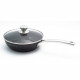 Sauteuse 24 cm + couvercle en verre  BLACK EDITION