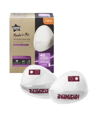 TOMMEE TIPPEE Coussinets d'Allaitement Jetables x40 Taille L