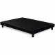 DEKO DREAM Rakenne Sommier tapissier 120 x 190 cm - 12 Lattes - Noir mat