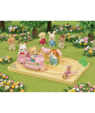 Train Tchou-tchou des bébés - SYLVANIAN FAMILIES - 5320 - La Creche, l'école