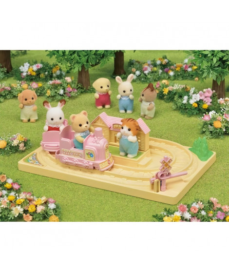 Train Tchou-tchou des bébés - SYLVANIAN FAMILIES - 5320 - La Creche, l'école