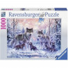 Puzzle Loups arctiques - Ravensburger - 1000 pieces - Adulte - Intérieur