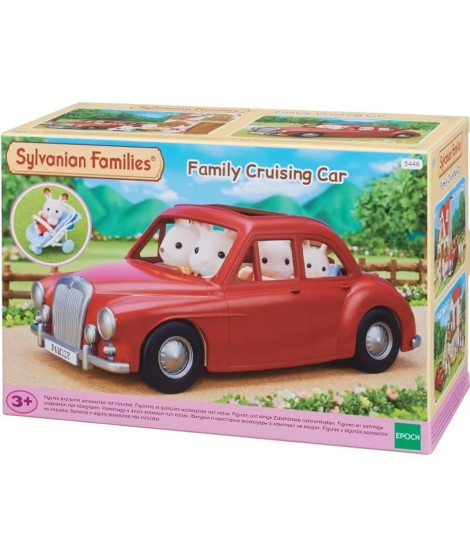 Voiture rouge cabriolet 5 places - SYLVANIAN FAMILIES - pour poupées de 3 ans et plus