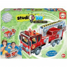 Puzzle 3D Camion des pompiers - EDUCA - moins de 100 pieces - multicolore - adulte