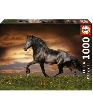 CHEVAL AU TROT - Puzzle de 1000 pieces