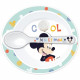 Pack repas 2eme age THERMOBABY MICKEY - 3 Assiettes + un gobelet + 1 cuillere