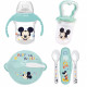 Pack repas 1er age THERMOBABY MICKEY - 1 grignoteuse + 1 bol + 1 tasse a poignée +2 cuilleres