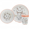 Coffret repas THERMOBABY ARISTOCHAT 3 pieces : Assiette, bol et gobelet