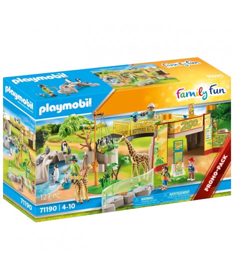 PLAYMOBIL - 71190 - Country Le parc animalier - Ménagerie - Animaux sauvages