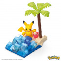 MEGA CONSTRUX - POKEMON - PIKACHU AVENTURE A LA PLAGE    - construction - 6 ans et +