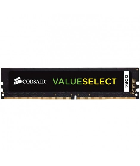 CORSAIR Mémoire PC DDR4 - 8 Go (1 x 8 Go) - 2666MHz - CAS 18 (CMV8GX4M1A2666C18)