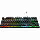 Clavier Gaming - AZERTY - THE G-LAB - Keyz CAESIUM-TKL - Sans Pavé Numérique - Rétroéclairé - Noir