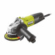 Meuleuse d'angle RYOBI 800W 125mm - 1 disque diamant - 5 disques a ébarber - Toolbox RAG800-125TA6