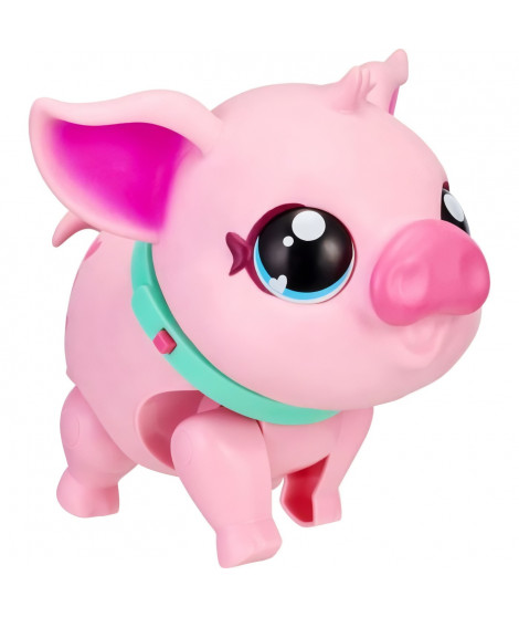 Jouet interactif - MOOSE TOYS - Little Live Pets Cochon rose - A partir de 5 ans - Piles incluses