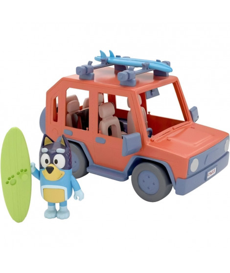 Véhicule familial 4x4 Bluey - MOOSE TOYS - Bandit et accessoires inclus