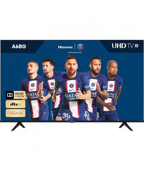 HISENSE - 43A6BG - TV LED - UHD 4K - 43 (108cm) - Dolby Vision - Smart TV - Dolby Audio - 3xHDMI