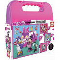 MINNIE Malette Puzzles Progressifs Minnie & The Happy Helpers (12-16-20-25)