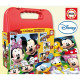 EDUCA - Malette Puzzles Progressifs MICKEY (12-16-20-25 pieces)