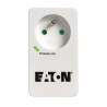Multiprise/Parafoudre - Eaton Protection Box 1 Tel@ FR - PB1TF - 1 prise française + 1 prise tel/RJ - Blanc & Noir