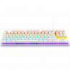 Clavier de jeu - THE G-LAB - KEYZ-MERCURY-W/FR - Mécanique - TKL - Blanc