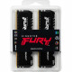Mémoire Kingston FURY Beast RGB 16 Go (2x8Go) DDR4 3200 MHz CL16 (KF432C16BBAK2/16)