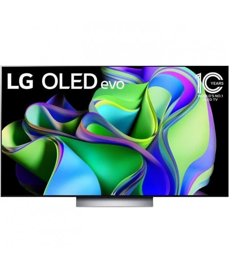 LG OLED 55C3 - TV OLED 55'' (140 cm) - 4K UHD 3840x2160 - 100 Hz - Smart TV - Processeur a9 Gen6 - Dolby Atmos - 4xHDMI - Wifi