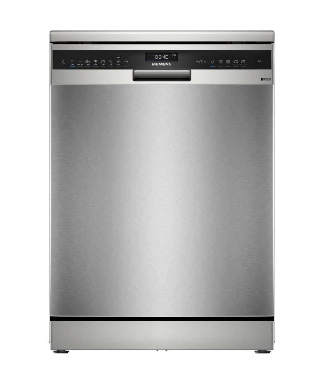 Lave-vaisselle pose libre SIEMENS SN25EI11CE iQ500 - 14 couverts - Induction - L60cm - 42dB - Gris Inox