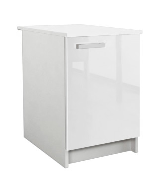 START Caisson bas de cuisine L 60 cm - Blanc brillant