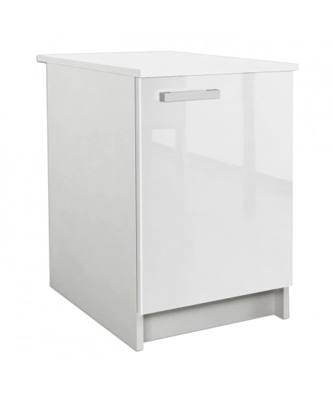 START Caisson bas de cuisine L 60 cm - Blanc brillant