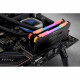 Mémoire RAM - CORSAIR - Vengeance RGB Pro DDR4 - 32GB 2x16GB DIMM - 3200 MHz  - 1.35V - Noir (CMW32GX4M2E3200C)