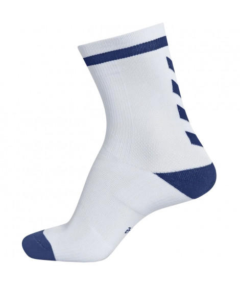 Chaussettes HUMMEL Elite Indoor Sock Low - Blanc et Bleu