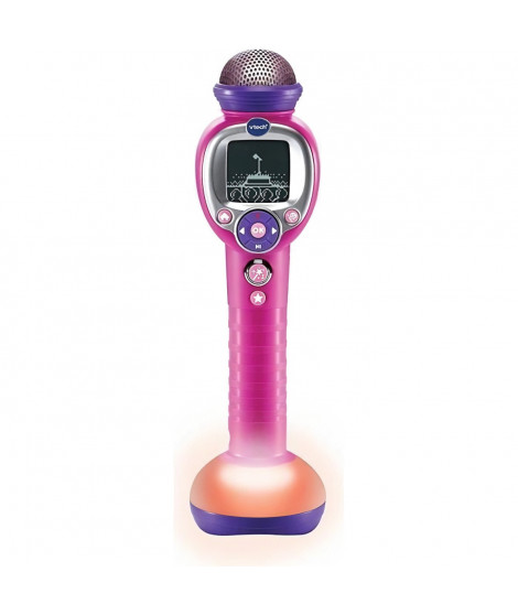 VTECH - Kidi Super Star Moov' Rose - Micro Karaoké Enfant