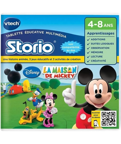 VTECH - Jeu Éducatif Storio - La Maison De Mickey