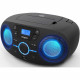 BIGBEN CD61NUSB LECTEUR CD/USB/RADIO portable avec effets lumineux - Noir