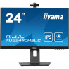Ecran PC - IIYAMA - XUB2490HSUC-B5 - 24 IPS LED FHD - 4ms - 60Hz - HDMI DP VGA - Webcam FHD et microphone