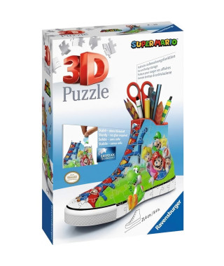 Puzzle 3D Sneaker Super Mario - Ravensburger - 108 pieces - Sans colle - A partir de 8 ans