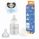 TIGEX Kit Biberon 150 ml + 2 tétines + 1 sucette - Temperature Control