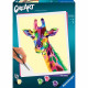 CreArt - grand - Girafe - Ravensburger - Coffret complet - Peinture au numéro Adulte - Des 12 ans